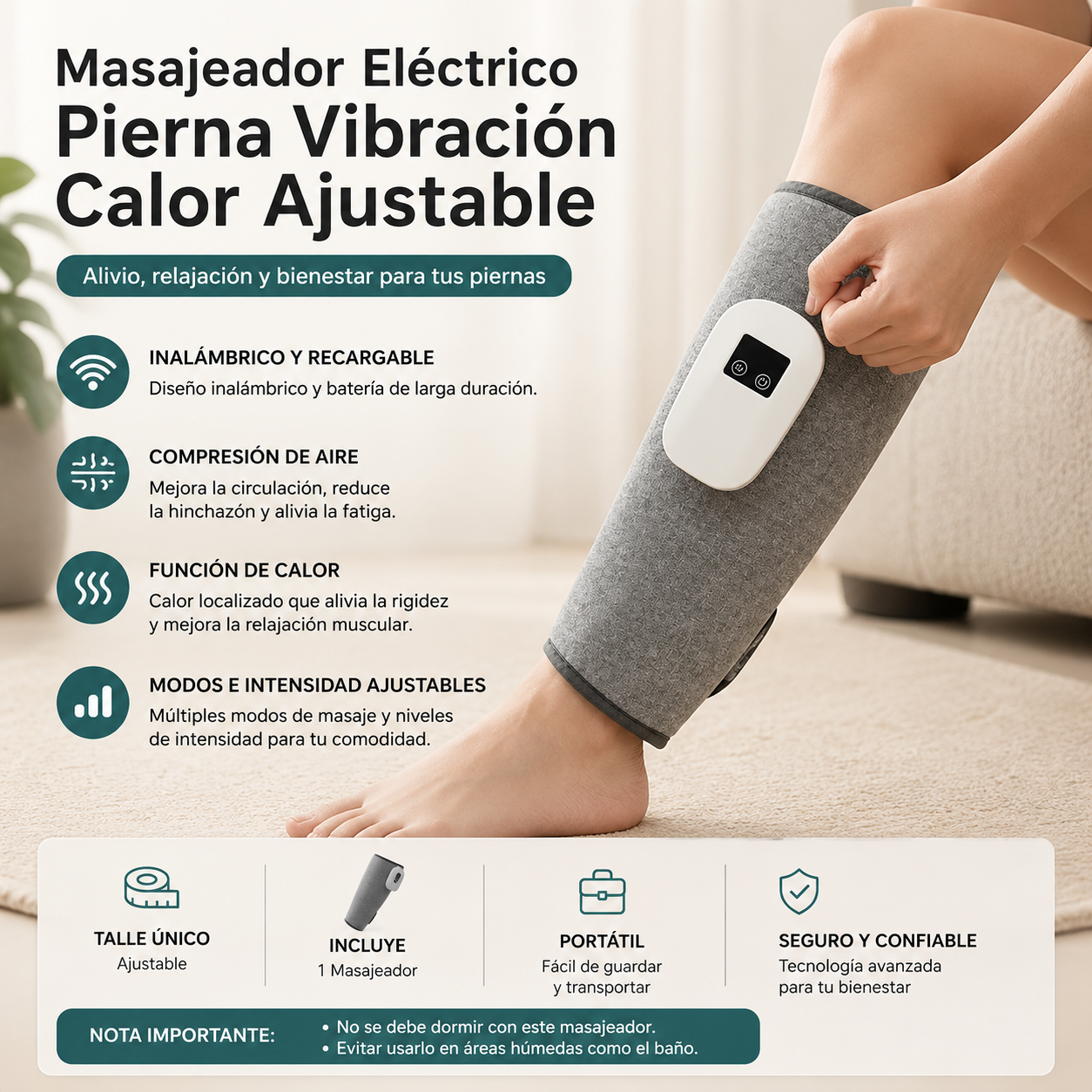 Masajeador De Pantorrilla Eléctrico, Pre